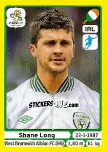 Sticker Shane Long - UEFA Euro Poland-Ukraine 2012. Platinum edition n. 360 - Panini