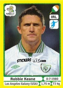 Sticker Robbie Keane - UEFA Euro Poland-Ukraine 2012. Platinum edition n. 364 - Panini