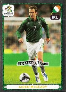 Sticker Aiden McGeady - UEFA Euro Poland-Ukraine 2012. Platinum edition n. 366 - Panini