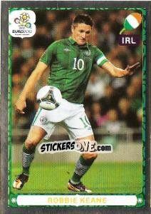 Sticker Robbie Keane - UEFA Euro Poland-Ukraine 2012. Platinum edition n. 367 - Panini