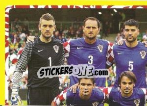 Sticker Team - Hrvatska - UEFA Euro Poland-Ukraine 2012. Platinum edition - Panini