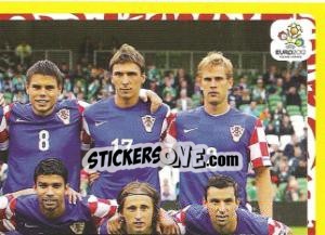 Sticker Team - Hrvatska - UEFA Euro Poland-Ukraine 2012. Platinum edition n. 371 - Panini