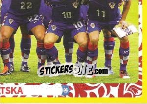 Sticker Team - Hrvatska - UEFA Euro Poland-Ukraine 2012. Platinum edition n. 373 - Panini