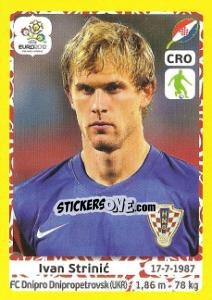 Sticker Ivan Strinic - UEFA Euro Poland-Ukraine 2012. Platinum edition n. 380 - Panini