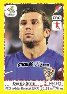 Sticker Darijo Srna - UEFA Euro Poland-Ukraine 2012. Platinum edition n. 382 - Panini