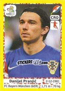 Sticker Danijel Pranjic - UEFA Euro Poland-Ukraine 2012. Platinum edition n. 383 - Panini