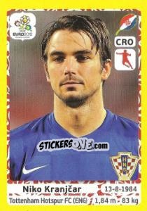 Sticker Niko Kranjcar - UEFA Euro Poland-Ukraine 2012. Platinum edition n. 386 - Panini