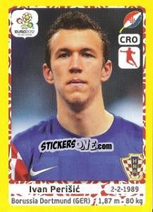 Sticker Ivan Perišic - UEFA Euro Poland-Ukraine 2012. Platinum edition n. 389 - Panini