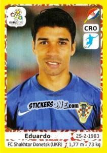 Sticker Eduardo da Silva - UEFA Euro Poland-Ukraine 2012. Platinum edition n. 390 - Panini