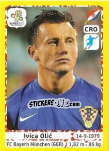 Sticker Ivica Olic - UEFA Euro Poland-Ukraine 2012. Platinum edition n. 392 - Panini
