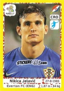 Sticker Nikica Jelavic - UEFA Euro Poland-Ukraine 2012. Platinum edition n. 393 - Panini