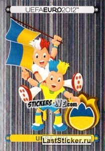 Sticker Official Mascot - Ukrajina - UEFA Euro Poland-Ukraine 2012. Platinum edition - Panini