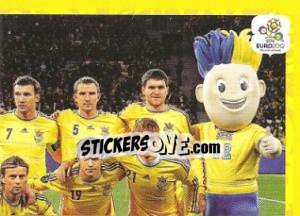 Sticker Team - Ukrajina - UEFA Euro Poland-Ukraine 2012. Platinum edition - Panini