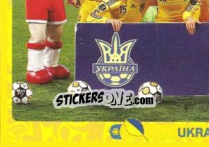 Sticker Team - Ukrajina - UEFA Euro Poland-Ukraine 2012. Platinum edition - Panini