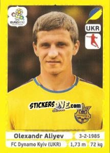 Sticker Oleksandr Aliyev - UEFA Euro Poland-Ukraine 2012. Platinum edition n. 414 - Panini