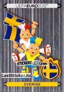 Sticker Official Mascot - Sverige - UEFA Euro Poland-Ukraine 2012. Platinum edition n. 426 - Panini