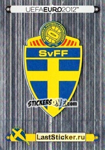 Sticker Badge - Sverige - UEFA Euro Poland-Ukraine 2012. Platinum edition - Panini