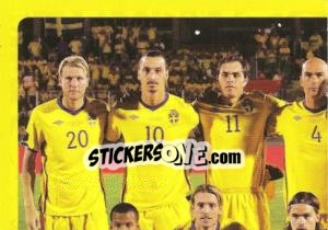 Sticker Team - Sverige - UEFA Euro Poland-Ukraine 2012. Platinum edition n. 428 - Panini
