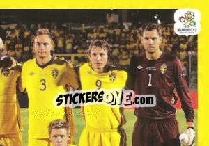 Sticker Team - Sverige - UEFA Euro Poland-Ukraine 2012. Platinum edition n. 429 - Panini