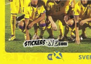 Sticker Team - Sverige - UEFA Euro Poland-Ukraine 2012. Platinum edition n. 430 - Panini