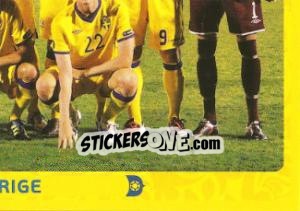 Sticker Team - Sverige - UEFA Euro Poland-Ukraine 2012. Platinum edition n. 431 - Panini