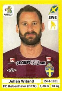 Sticker Johan Wiland - UEFA Euro Poland-Ukraine 2012. Platinum edition - Panini