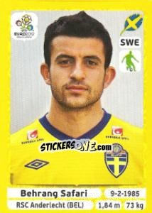 Sticker Behrang Safari - UEFA Euro Poland-Ukraine 2012. Platinum edition n. 440 - Panini