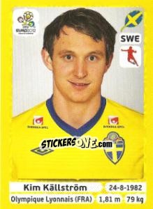 Sticker Kim Källström - UEFA Euro Poland-Ukraine 2012. Platinum edition n. 442 - Panini