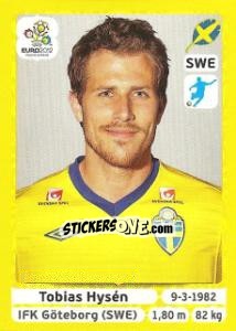 Sticker Tobias Hysén - UEFA Euro Poland-Ukraine 2012. Platinum edition - Panini