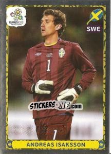 Sticker Andreas Isaksson - UEFA Euro Poland-Ukraine 2012. Platinum edition n. 452 - Panini