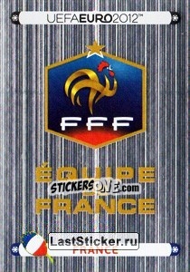 Cromo Badge - France - UEFA Euro Poland-Ukraine 2012. Platinum edition - Panini