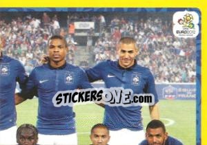 Sticker Team - France - UEFA Euro Poland-Ukraine 2012. Platinum edition - Panini