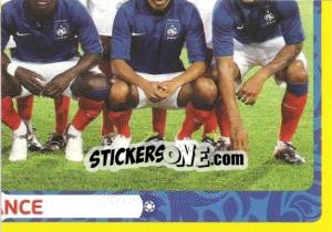 Sticker Team - France - UEFA Euro Poland-Ukraine 2012. Platinum edition - Panini