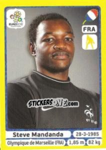 Sticker Steve Mandanda - UEFA Euro Poland-Ukraine 2012. Platinum edition n. 462 - Panini