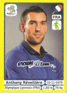 Figurina Anthony Réveillère - UEFA Euro Poland-Ukraine 2012. Platinum edition - Panini