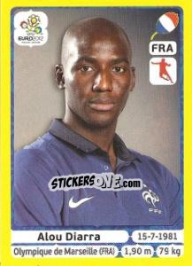 Sticker Alou Diarra - UEFA Euro Poland-Ukraine 2012. Platinum edition n. 471 - Panini