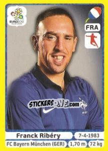 Sticker Franck Ribéry - UEFA Euro Poland-Ukraine 2012. Platinum edition n. 474 - Panini