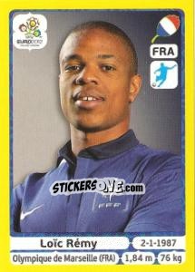 Sticker Loïc Rémy - UEFA Euro Poland-Ukraine 2012. Platinum edition n. 479 - Panini