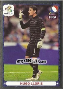 Sticker Hugo Lloris - UEFA Euro Poland-Ukraine 2012. Platinum edition n. 481 - Panini