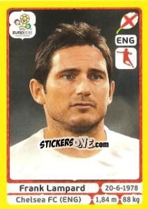 Sticker Frank Lampard - UEFA Euro Poland-Ukraine 2012. Platinum edition n. 500 - Panini