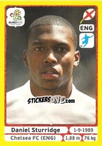 Sticker Daniel Sturridge - UEFA Euro Poland-Ukraine 2012. Platinum edition n. 506 - Panini
