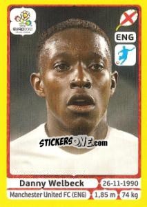 Sticker Danny Welbeck - UEFA Euro Poland-Ukraine 2012. Platinum edition n. 507 - Panini