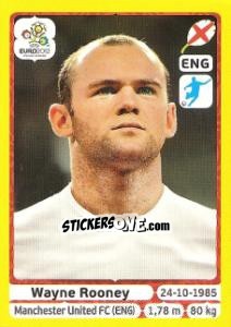 Sticker Wayne Rooney - UEFA Euro Poland-Ukraine 2012. Platinum edition n. 509 - Panini