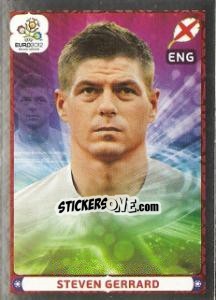 Sticker Steven Gerrard - UEFA Euro Poland-Ukraine 2012. Platinum edition n. 510 - Panini