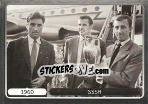 Sticker 1960 SSSR - UEFA Euro Poland-Ukraine 2012. Platinum edition n. 514 - Panini