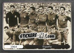 Sticker 1964 España - UEFA Euro Poland-Ukraine 2012. Platinum edition - Panini