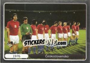 Sticker 1976 Ceskoslovensko - UEFA Euro Poland-Ukraine 2012. Platinum edition - Panini