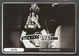 Sticker 1976 Ceskoslovensko - UEFA Euro Poland-Ukraine 2012. Platinum edition n. 522 - Panini