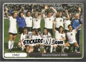 Sticker 1980 Deutschland-BRD - UEFA Euro Poland-Ukraine 2012. Platinum edition - Panini