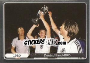 Sticker 1980 Deutschland-BRD - UEFA Euro Poland-Ukraine 2012. Platinum edition - Panini